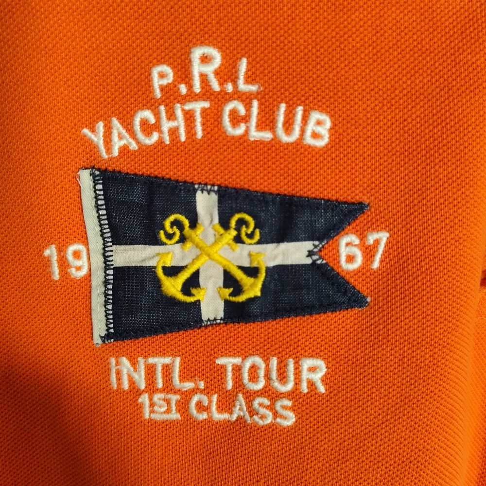 Men's USED Polo Ralph Lauren Custom Fit Polo. Big Pony Yacht Club... Beautiful! - Picture 6 of 16